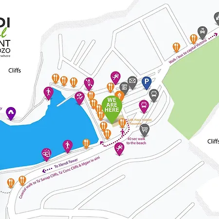 40sec Walk To - Fully Air Con & Heated Brand New * Xlendi